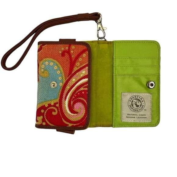 Spartina 449 Colorful Summer Wrist Wallet - Picture 8 of 12